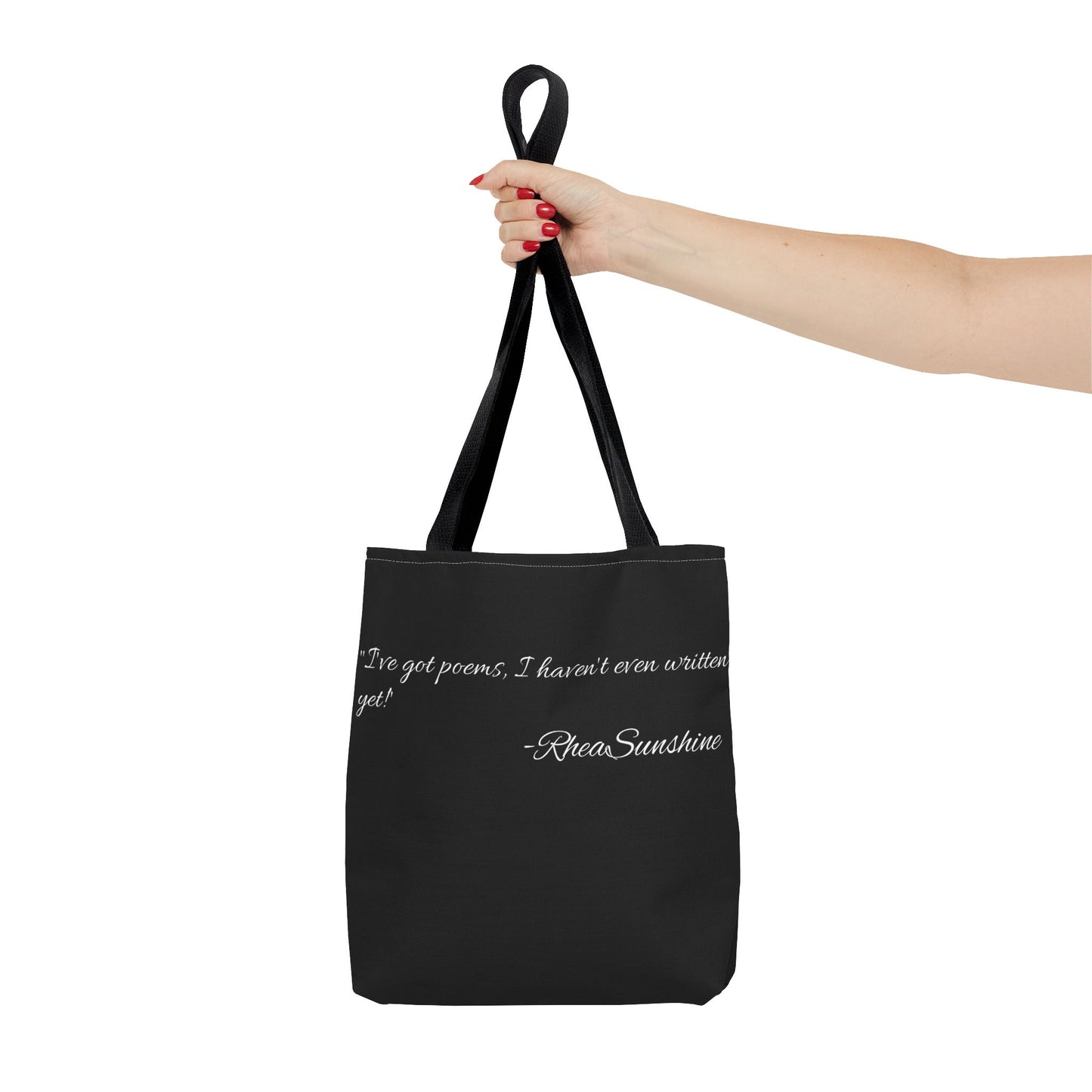 Inspiring Quote Tote Bag, Motivational Bag, Gift for Her, Minimalist Tote, Personalized Accessory, Carry-All Bag