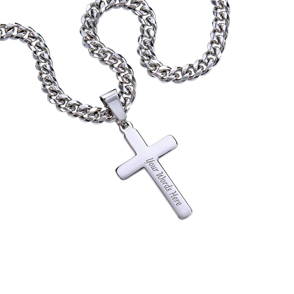 To My Man - Valentine's Cross