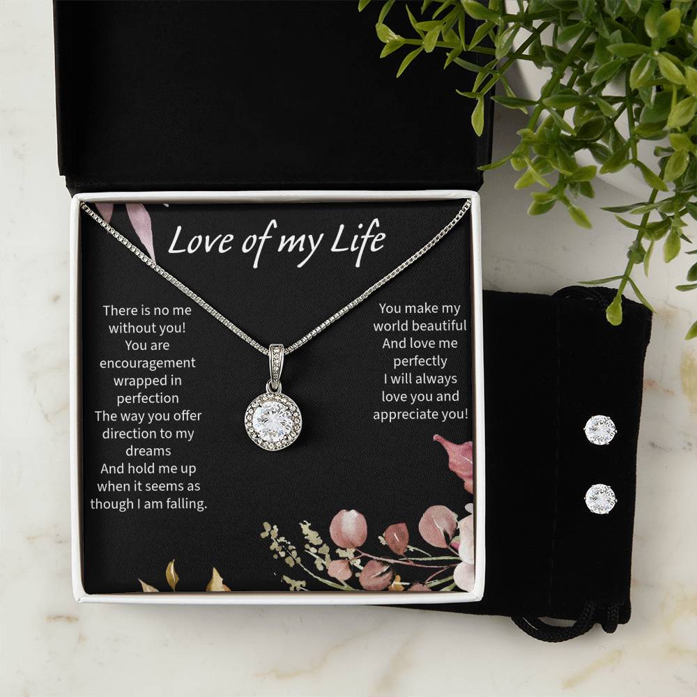 Love of my Life - Eternal Hope Necklace with earrings