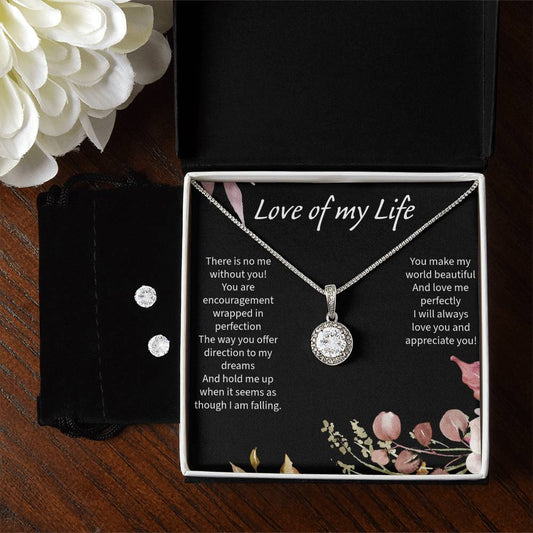 Love of my Life - Eternal Hope Necklace with earrings