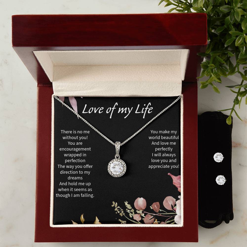 Love of my Life - Eternal Hope Necklace with earrings