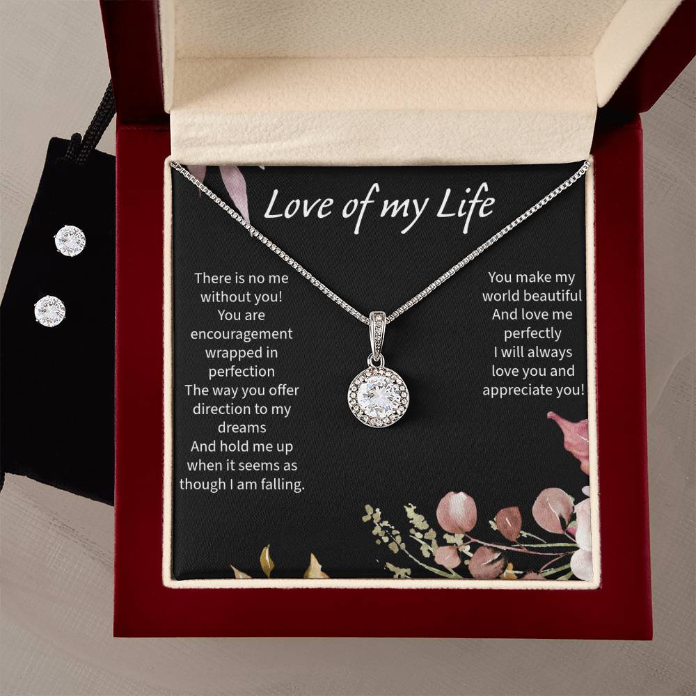 Love of my Life - Eternal Hope Necklace with earrings